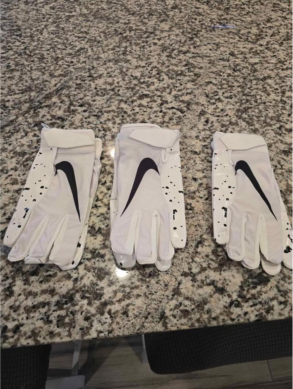 Football Receiver Gloves Men's Size 2XL. Price For All Three